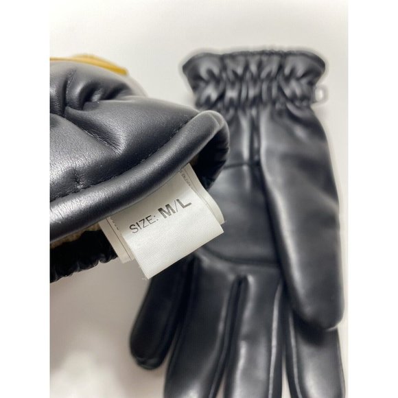 Vintage BMX Bike Gloves, Black and Yellow, Medium-Large - Picture 9 of 13